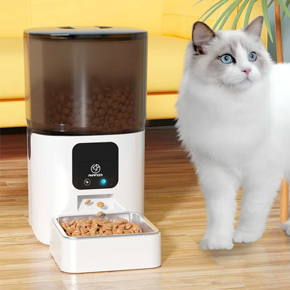 Wifi Smart Cat Automatic Feeders Automatic Regular Quantitative Cat Dog Food Remote Control Feeder for Cat Dog Dry Food